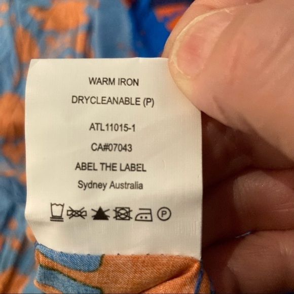 ATL Abel the Label Sz M Summer Dress Tiered Skirt Spaghetti Straps NWT - Picture 13 of 13